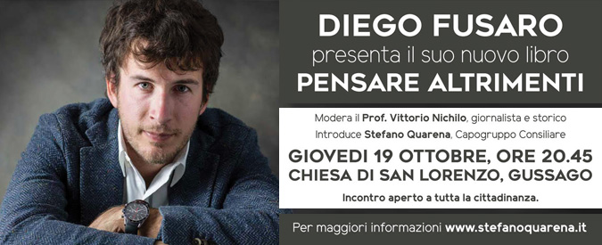 nuovo libro, diego fusaro, filosofia